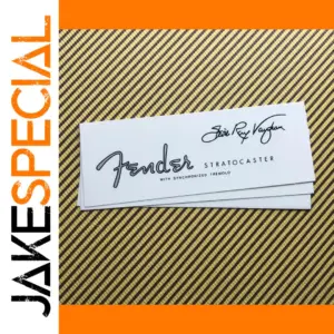 3Pcs SRV Stratocaster Headstock Decals Set