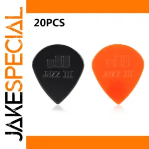 20/50 Pcs Nylon Jazz Guitar Picks Set