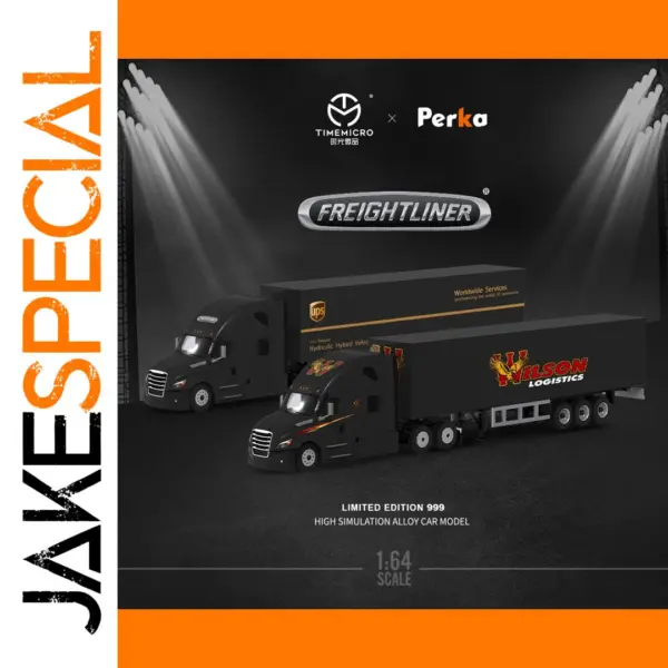 TimeMicro Perka 1:64 Scale Container Truck Model