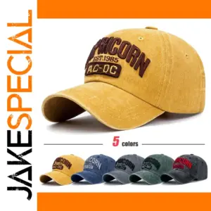 Unisex Distressed Capricorn Baseball Cap