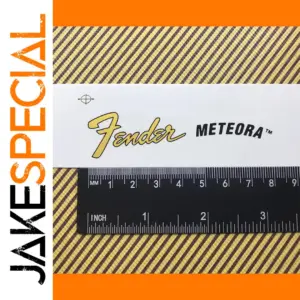 Fender Meteora 3-Pack Guitar Headstock Decals