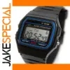 NoEnName_Null F91W Digital Sports Watch for Men Women