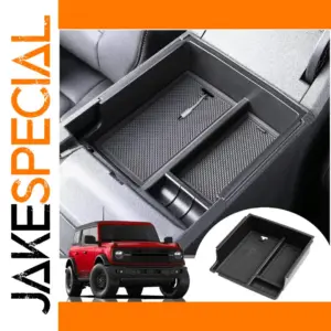 Ford Bronco Center Console Organizer Black Insert