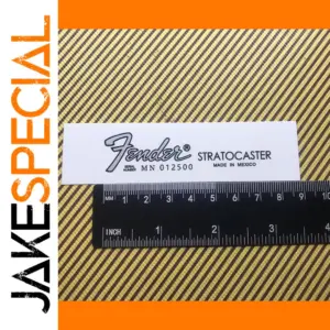 Fender Stratocaster Headstock Decal Set of 3