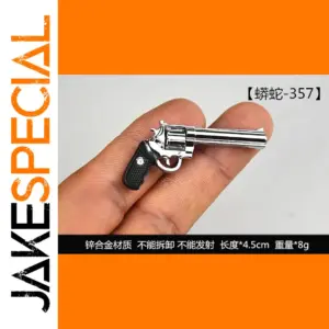 Miniature Revolver Replica for Display Collectors