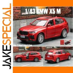 1:43 Scale BMW X5 M Diecast Model Red