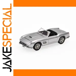 TIME MICRO 1:64 Classic Silver Convertible Model