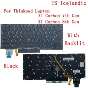 Backlit Keyboard for Lenovo ThinkPad X1 Carbon 7th-8th Gen 25 094a75ec no logo