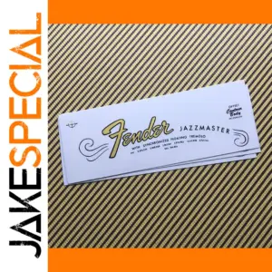 Set of 3 Jazzmaster Guitar Headstock Decals