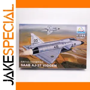Saab AJ-37 Viggen 1:144 Model Kit by Mini Hobby