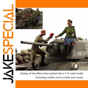 1/72 Soviet Soldier Model Set for Dioramas