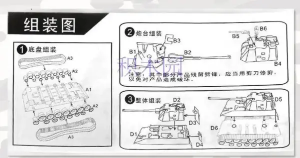 CCCP KV-2 Tank Model Kit 1:72 Scale - Image 5