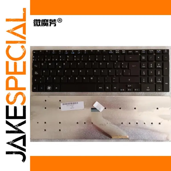 Spanish Keyboard for Acer Aspire E5 Laptops