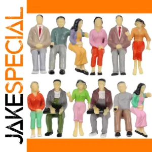 Evemodel P25S 12-Piece G Scale Sitting Figures