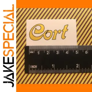 3Pcs Cort Headstock Decal Set for Guitars