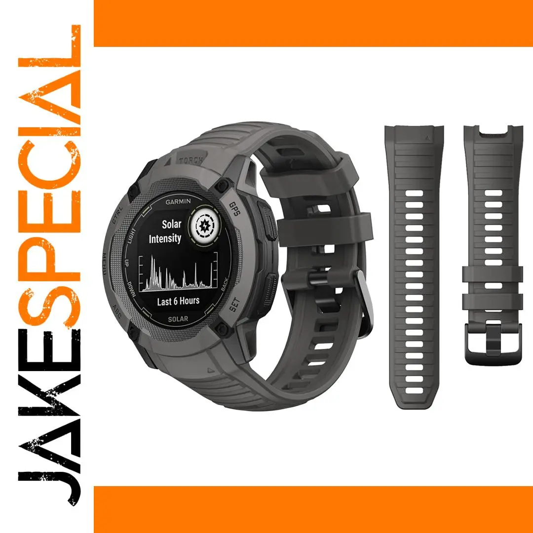 26mm Silicone Strap for Garmin Instinct 2X 1 26mm Silicone Strap for Garmin Instinct 2X