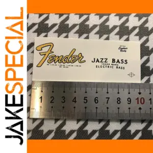 Fender Jazz Bass Headstock Decal Set of 3