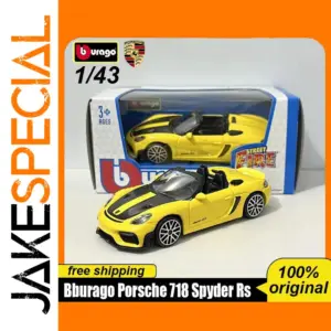 Bburago 1:43 Porsche 718 Spyder Rs Diecast Model