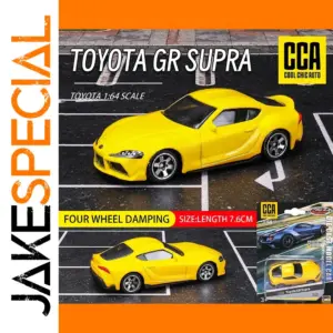 1:64 Yellow Toyota GR Supra Die-Cast Model