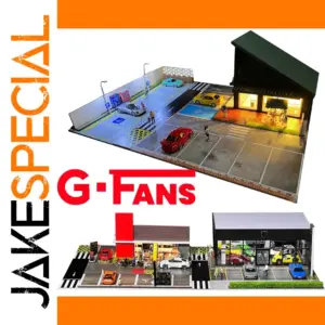1/64 Scale Car Garage Diorama Model