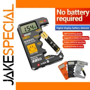 BT189 9V & Button Battery Tester with LCD Display