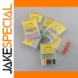 Stainless Steel Dental K-Files 6-Pack