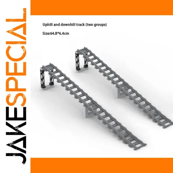 Elevated Model Train Track Ramp Set