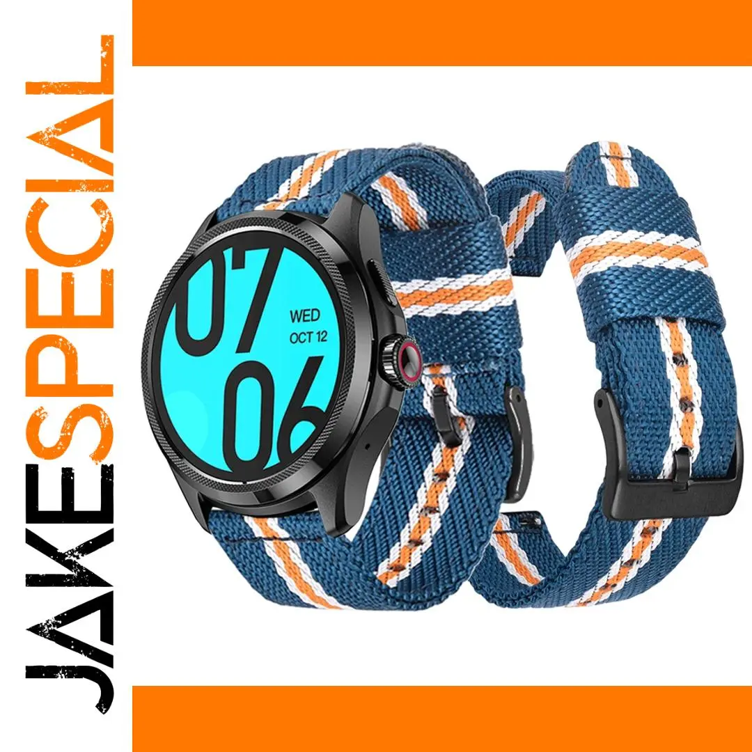 24mm Nylon Watch Band for TicWatch Pro 5 1 24mm Nylon Watch Band for TicWatch Pro 5