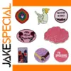 Feminist Rose Enamel Pin Brooch for Women