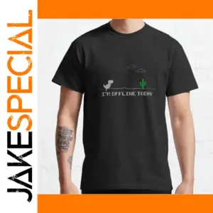 Funny Dinosaur T-Shirt for Men Large Size