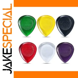 6Pcs Stubby Guitar Picks 1mm 2mm 3mm