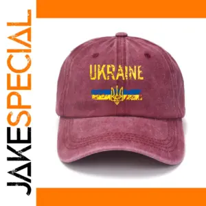 Ukraine Washed Cotton Retro Baseball Cap
