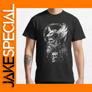 Viking Norse Mythology Odin T-shirt for Men