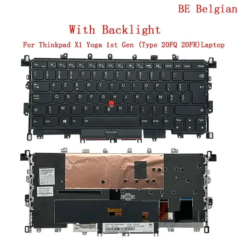 Backlit Keyboard for Lenovo X1 Yoga 1st Gen 17 Backlit Keyboard for Lenovo X1 Yoga 1st Gen - Image 17