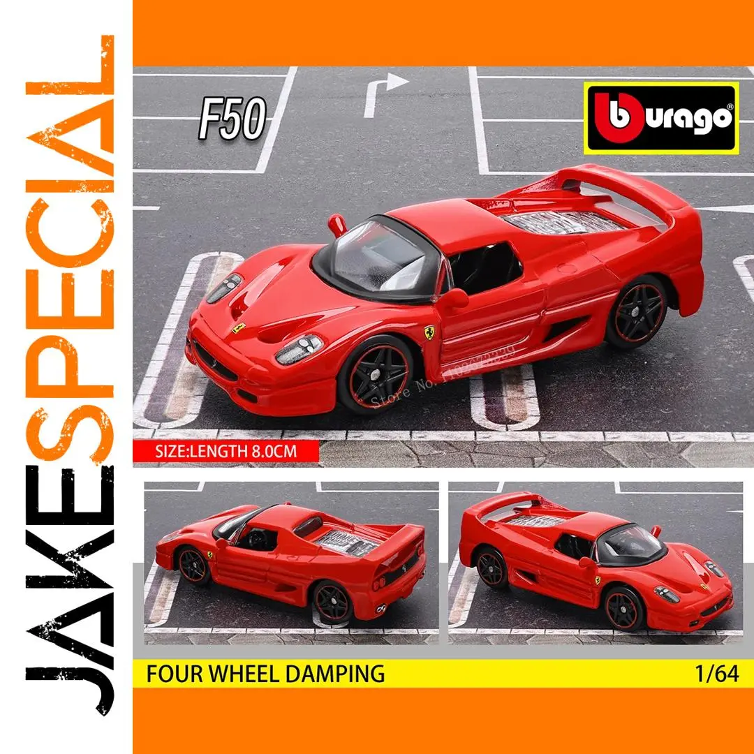 BBurago Ferrari F50 Die-Cast Model Car 8cm 1 BBurago Ferrari F50 Die-Cast Model Car 8cm