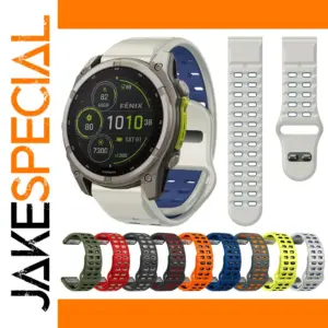 QuickFit Silicone Band for Garmin Fenix 8/7/6