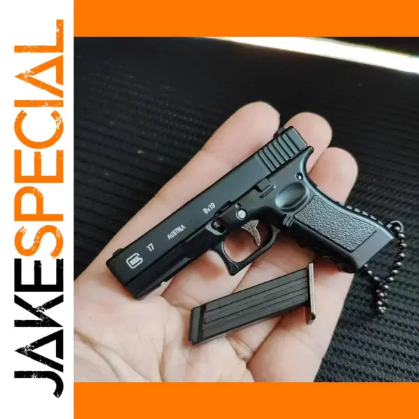 Glock 17 Miniature Keychain Pistol Model