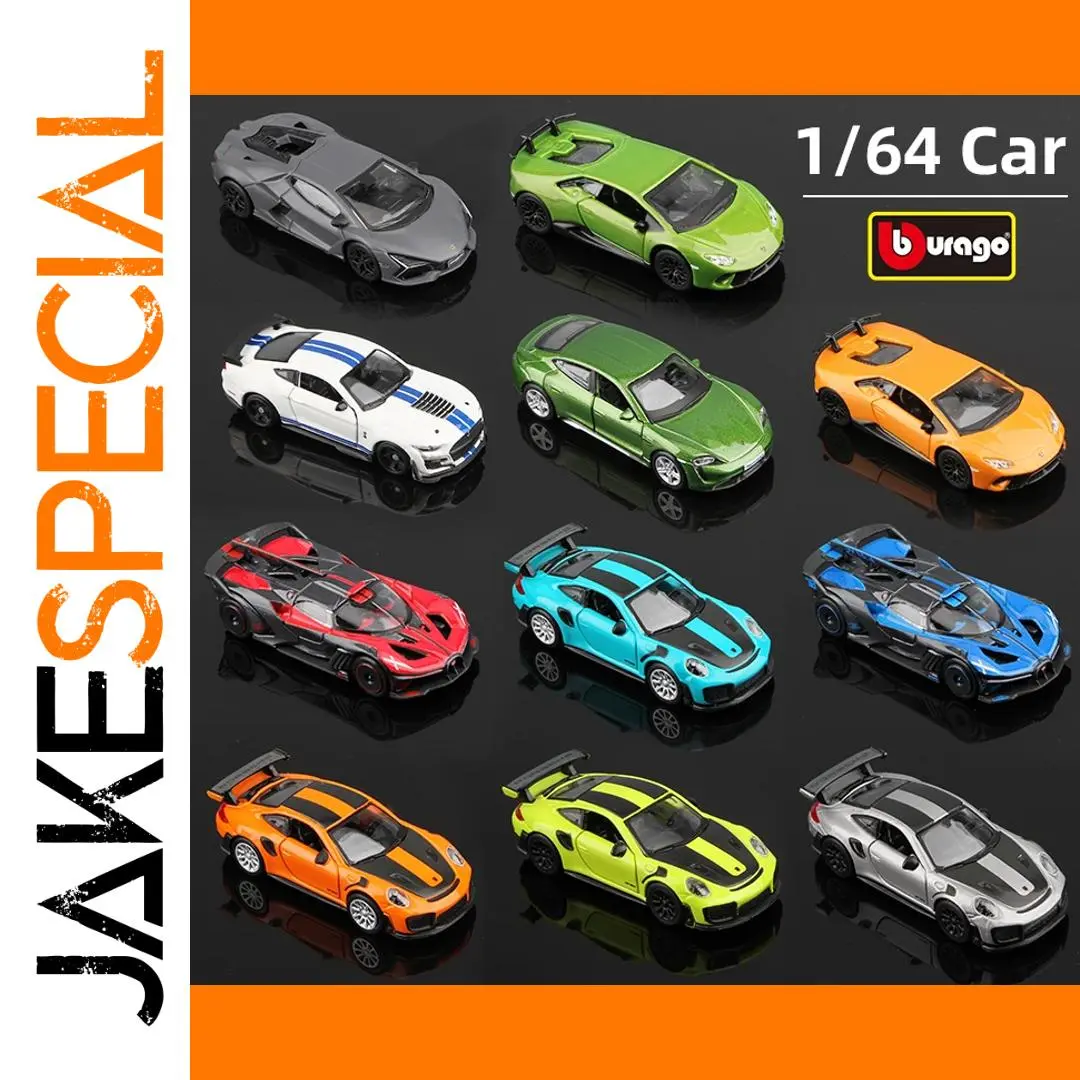 Bburago 1:64 Scale Diecast Sports Car Collection 1 Bburago 1:64 Scale Diecast Sports Car Collection