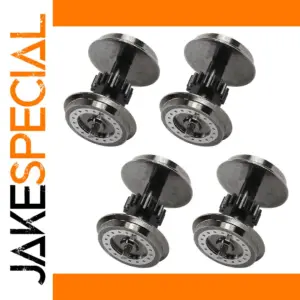 Evemodel HO Scale DC Gear Drive Wheel Set 4pcs