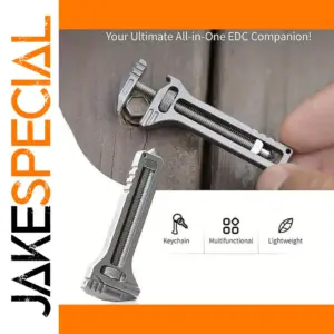 Compact Multifunctional EDC Tool Keychain