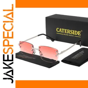 Retro Rimless Gradient Men's Sunglasses Model K39304