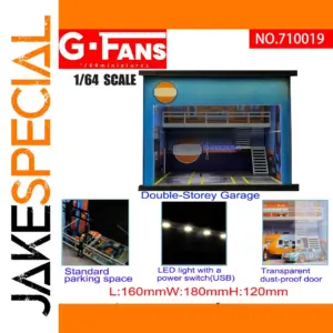 G-Fans 1/64 Scale Double-Storey Car Garage
