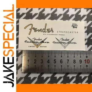 Fender Stratocaster Headstock Decal Set of 3