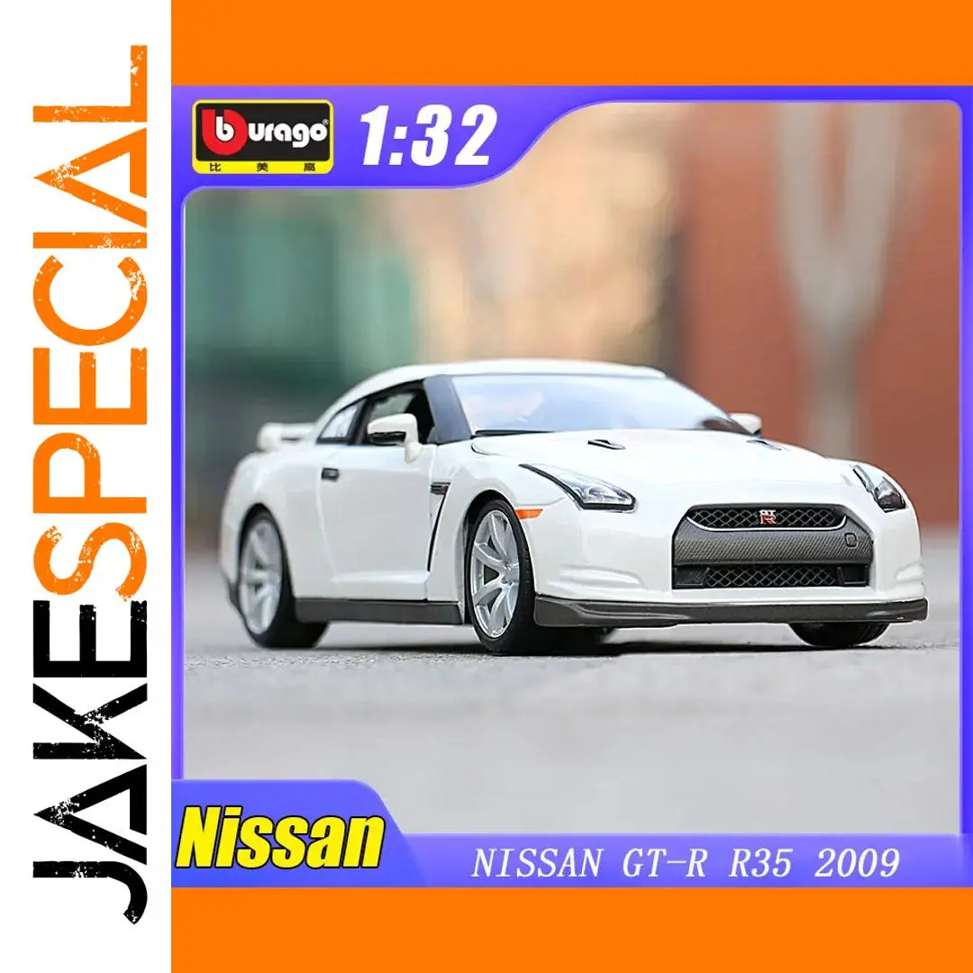 1:32 Bburago Nissan GTR 2009 GT-R R35 Model Car Metal Racing Car Model Simulation Car Decoration Collection Boy Kids Gift Toy 1 1:32 Bburago Nissan GTR 2009 GT-R R35 Model Car Metal Racing Car Model Simulation Car Decoration Collection Boy Kids Gift Toy