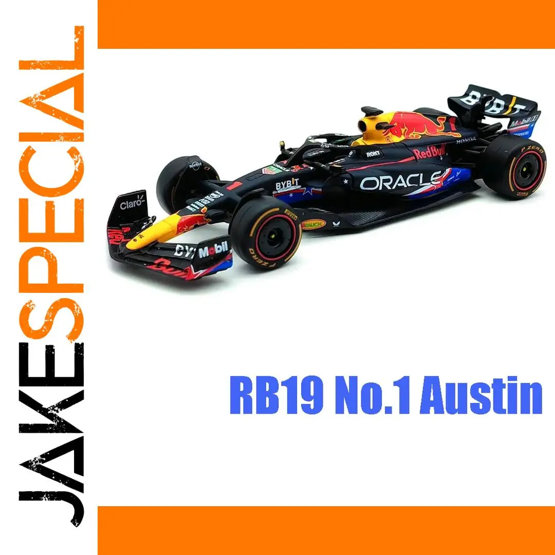 Bburago 1:43 RB19 No. 1 Austin Model Car 1 Bburago 1:43 RB19 No. 1 Austin Model Car