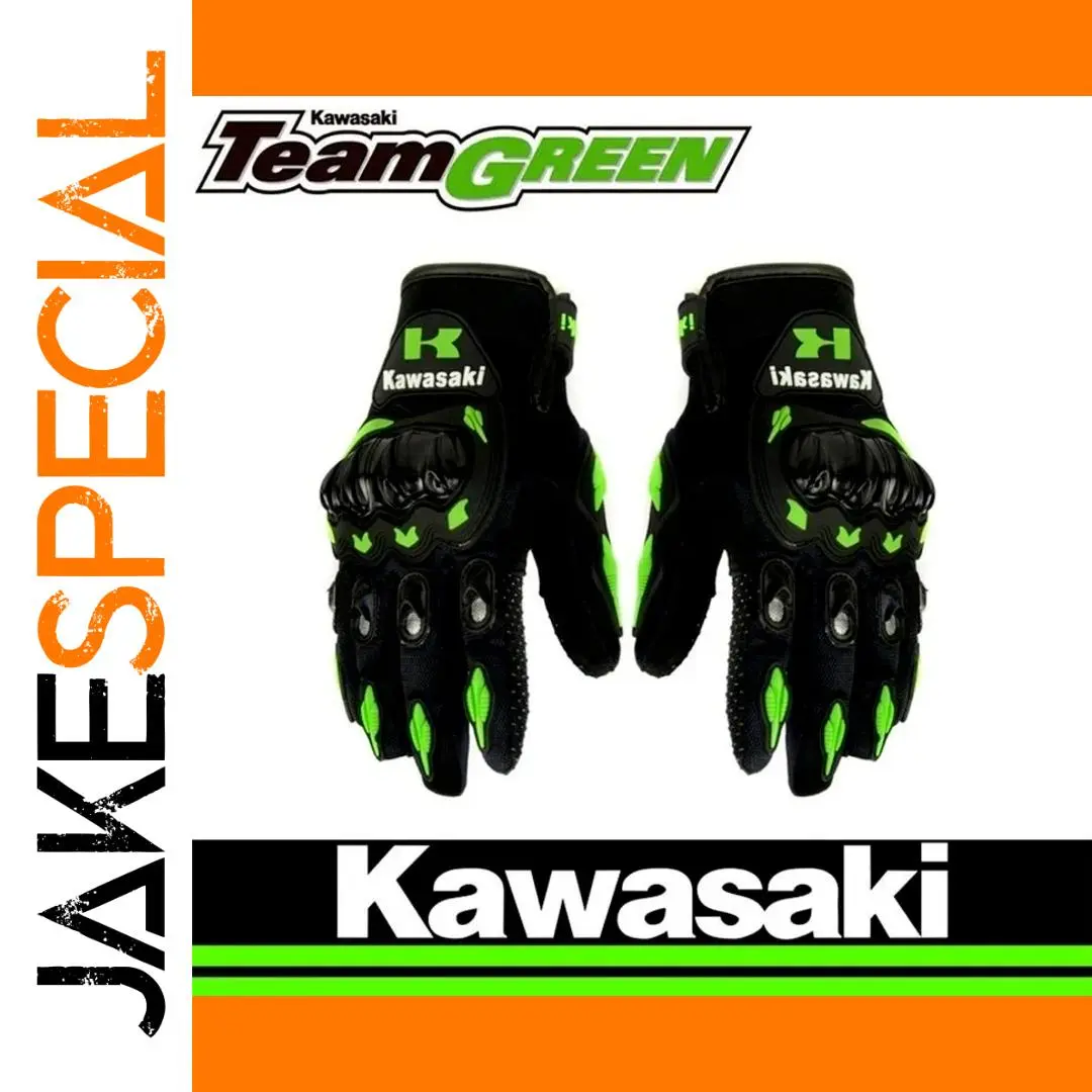 Kawasaki Motorcycle Gloves Men Women 3-Color 1 Kawasaki Motorcycle Gloves Men Women 3-Color