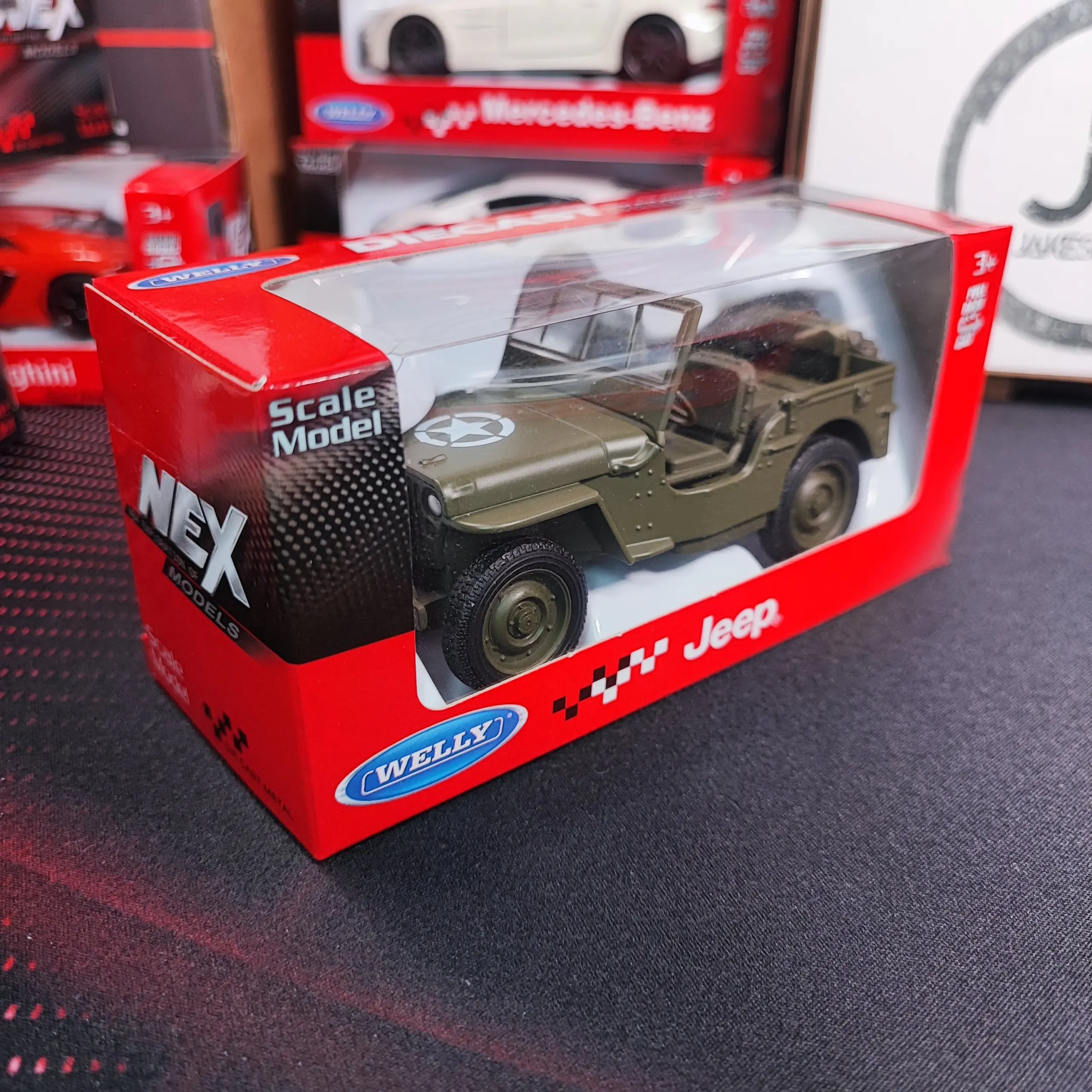 Welly 1:36 Jeep Willys MB 1941 Model Car 2 Welly 1:36 Jeep Willys MB 1941 Model Car - Image 2