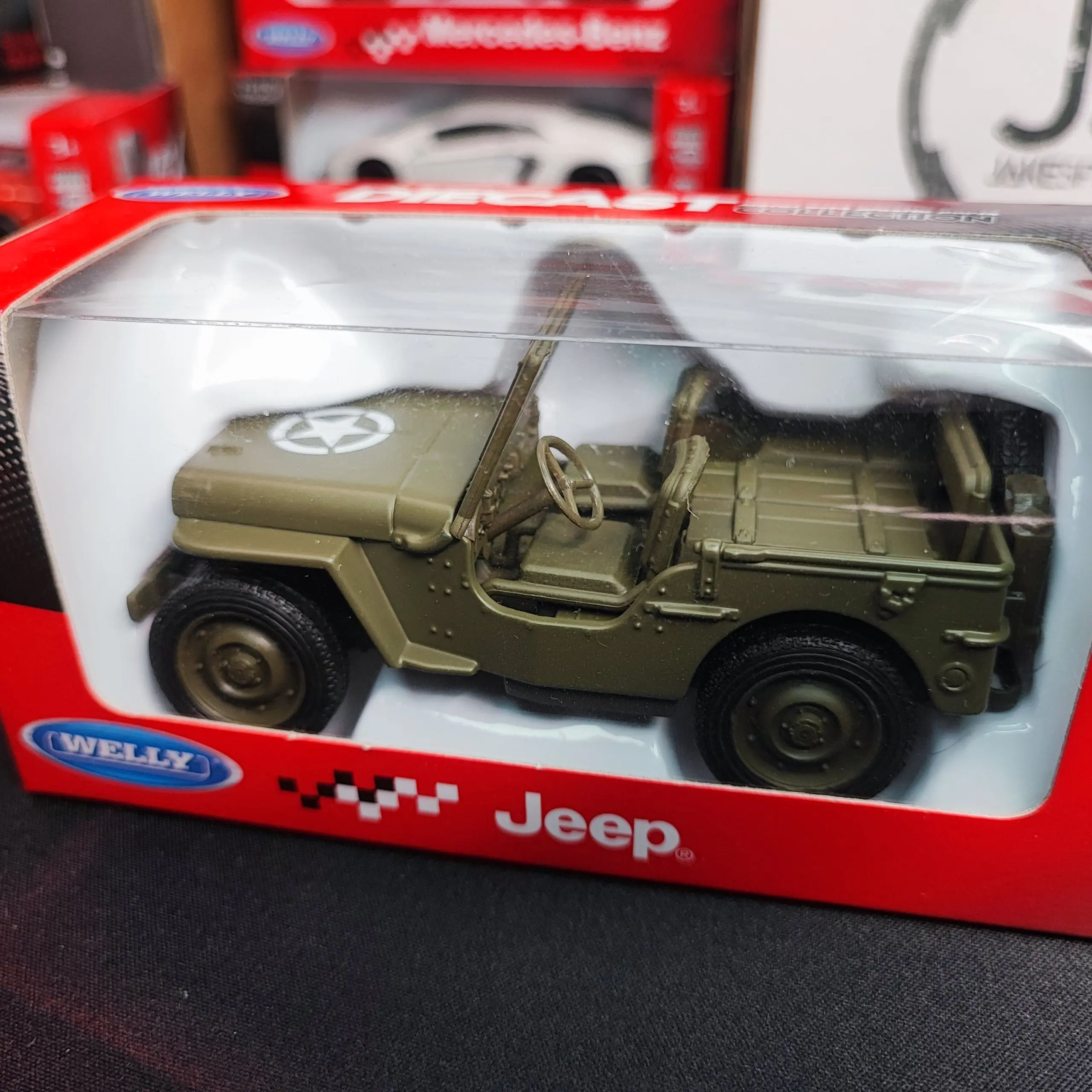 Welly 1:36 Jeep Willys MB 1941 Model Car 3 Welly 1:36 Jeep Willys MB 1941 Model Car - Image 3
