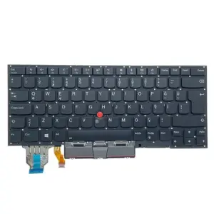 Backlit Spanish Keyboard for Lenovo ThinkPad X1 Yoga 21 10161585 no logo