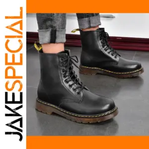 Men Ankle Motorcycle Boots Casual Versatile Shoes